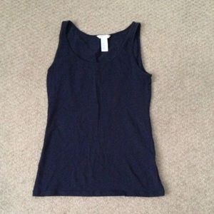 Women's H&M Basic Blue Tank Top